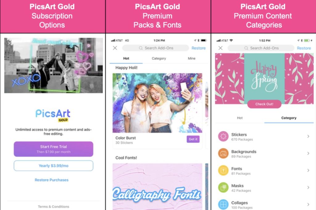 Picsart Gold Mod APK