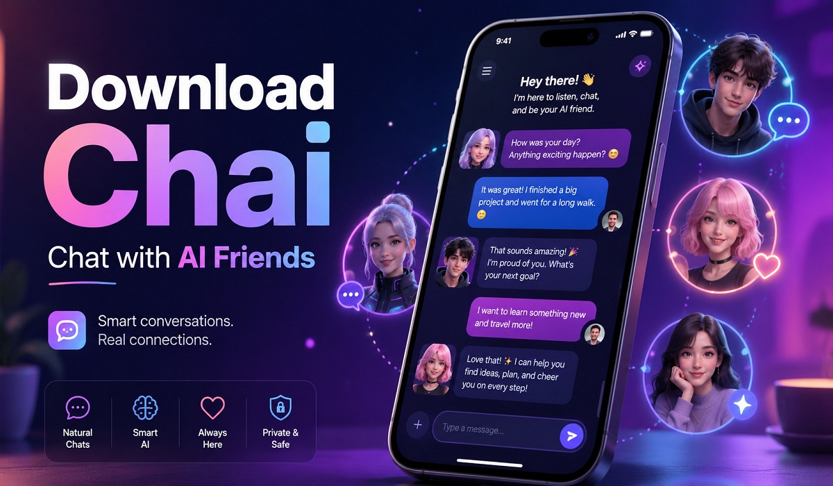 Download Chai - Chat with AI Friends Apk For PC