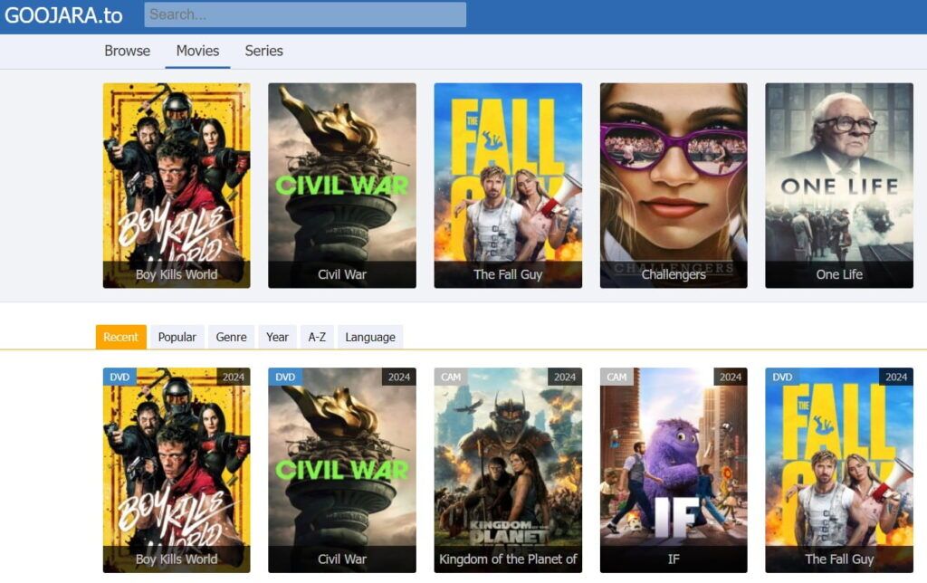 Download Goojara: Movies, Series, Anime Apk