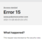 Access Denied Error 15 Access.Pokemon.Com