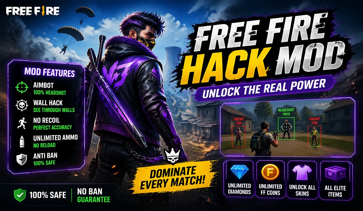 Free Fire Hack Mod Apk Unlimited Diamonds