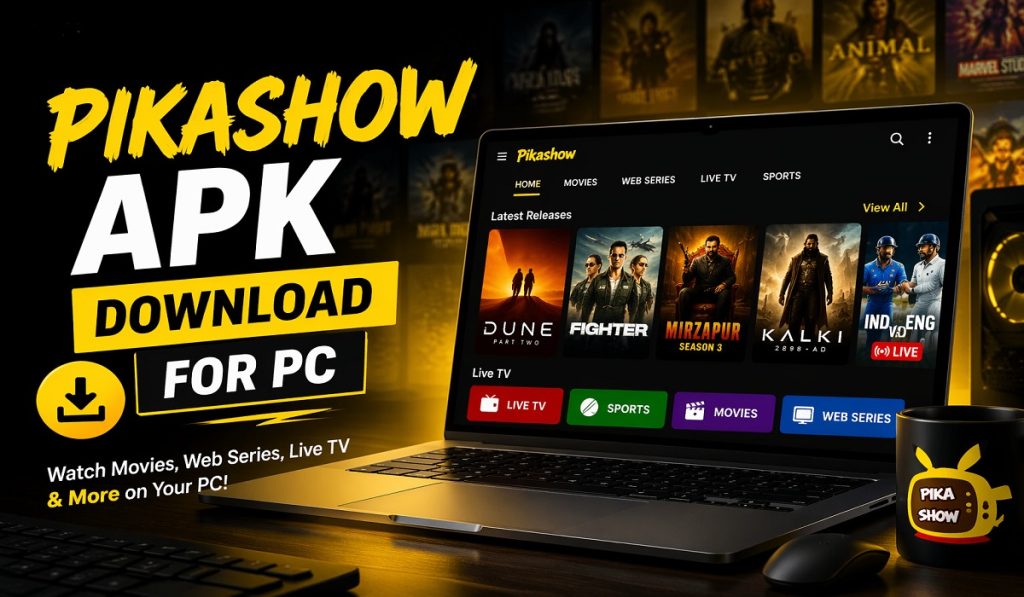 Pikashow APK Download For PC