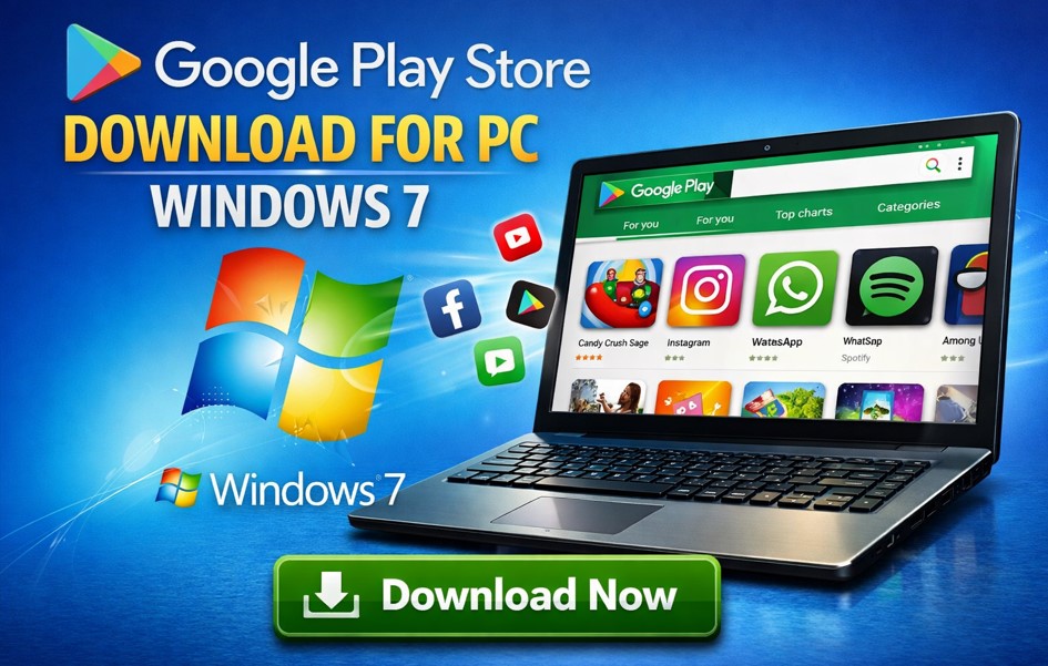 Google Play Store Download For PC Windows 7