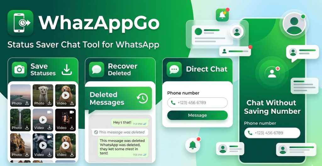 Download WhazAppGo - Status Saver Chat Tool for Whatsapp APK