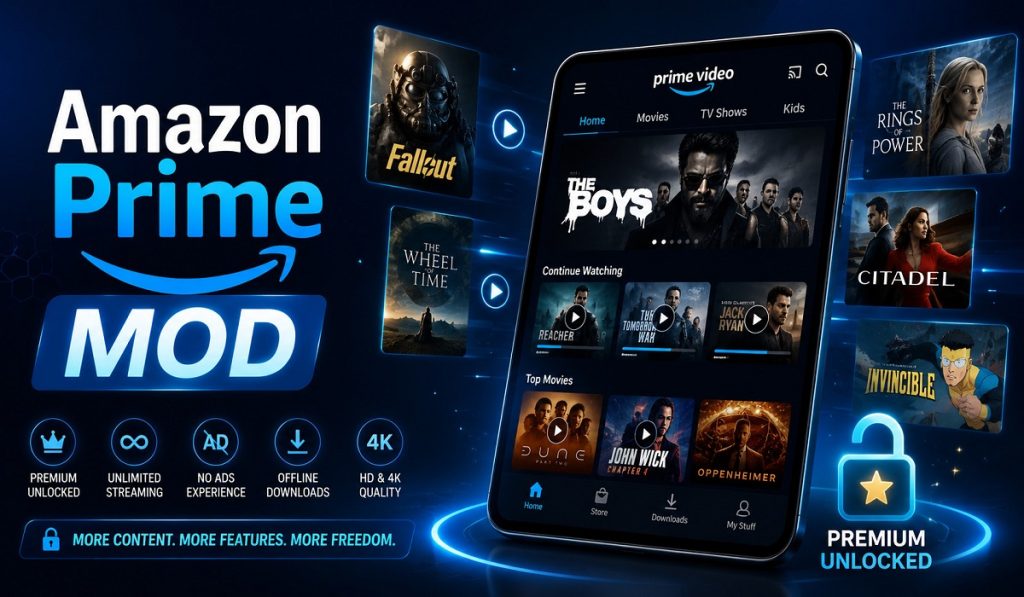 Download Amazon Prime MOD APK For PC