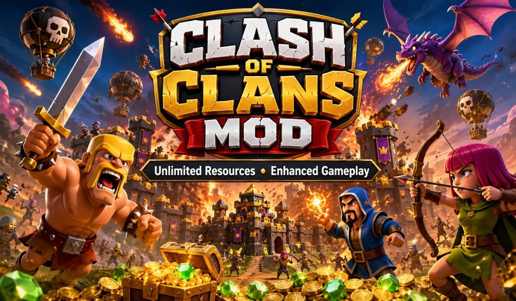 Download Clash Of Clans MOD APK For PC