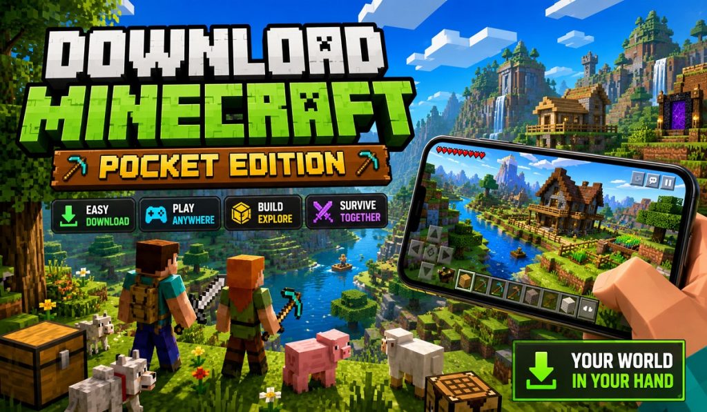 Download Minecraft Pocket Edition APK For Android
