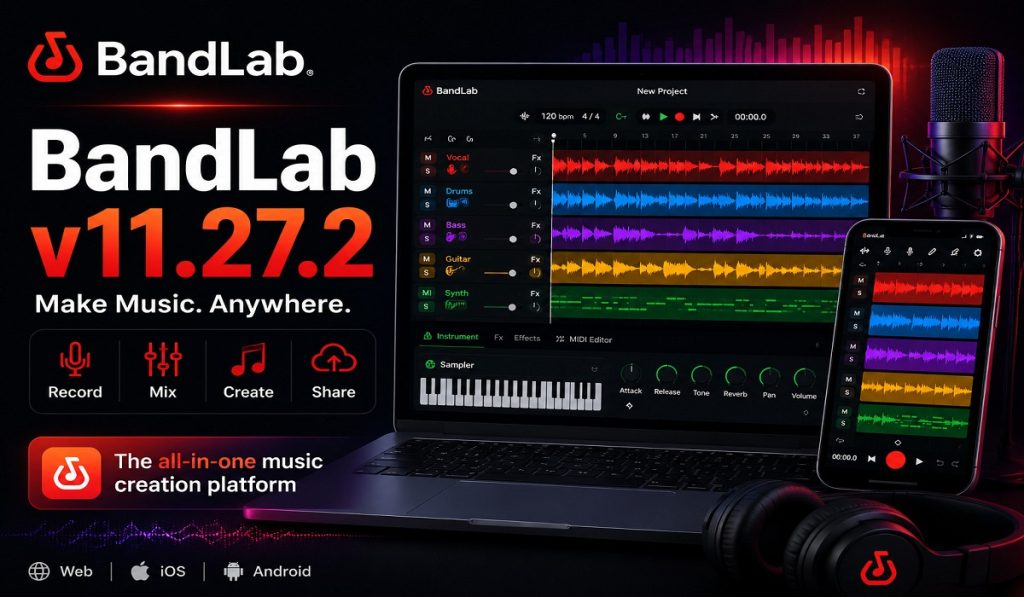 Download BandLab v11.27.2 MOD APK (Premium Unlocked)