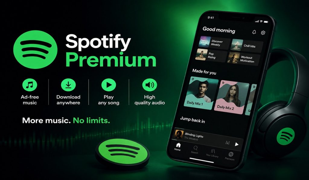 Download Spotify Premium v9.1.64.1676 MOD APK (Final, Unlocked, Amoled)