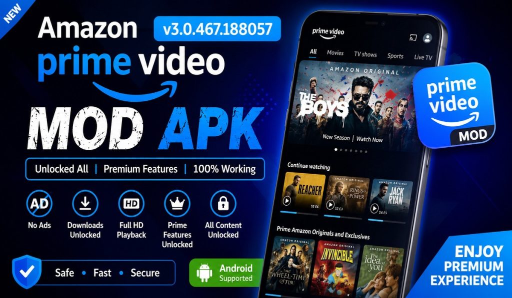 Download Amazon Prime Video v3.0.467.188057 MOD APK (Premium Unlocked)
