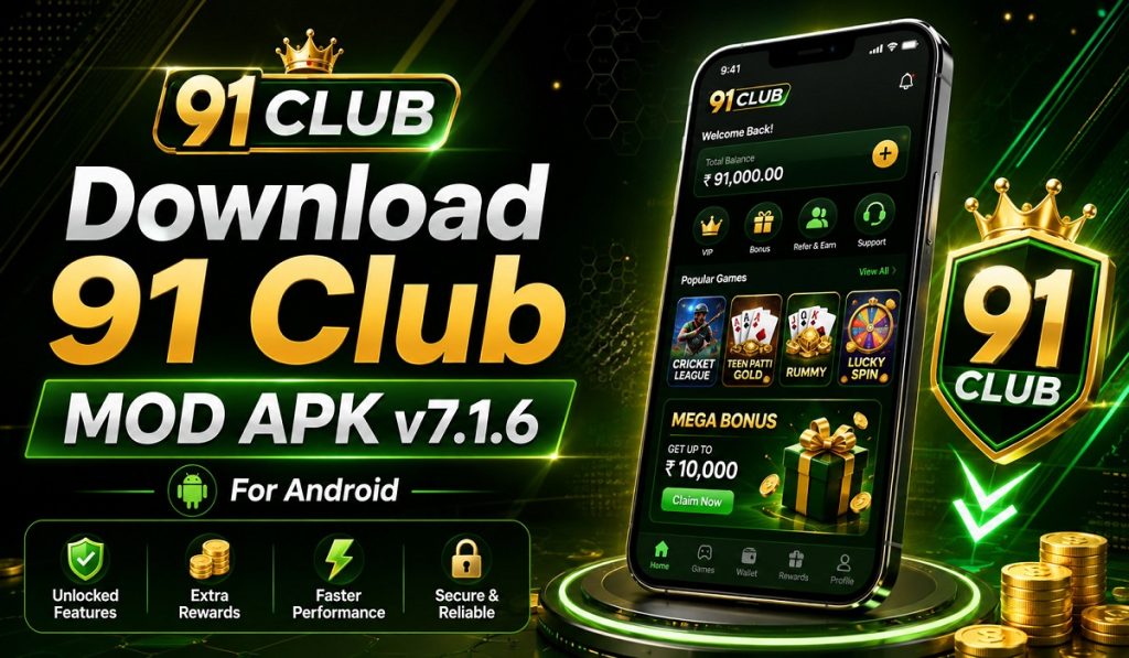 Download 91 Club MOD APK v7.1.6 For Android