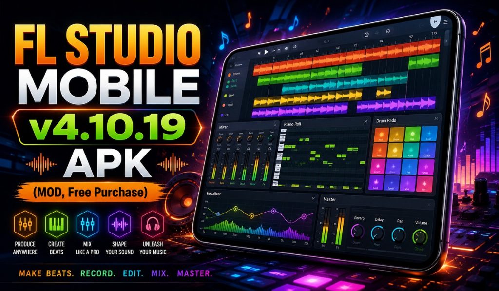 Download FL STUDIO MOBILE v4.10.19 APK (MOD, Free Purchase)